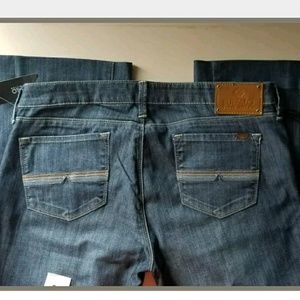 Buffalo David Bitton Winona Jeans Wide Leg M Wash